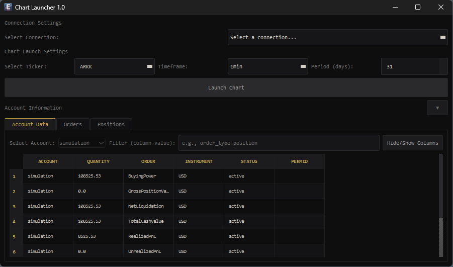 EvolvingTraders platform screenshots